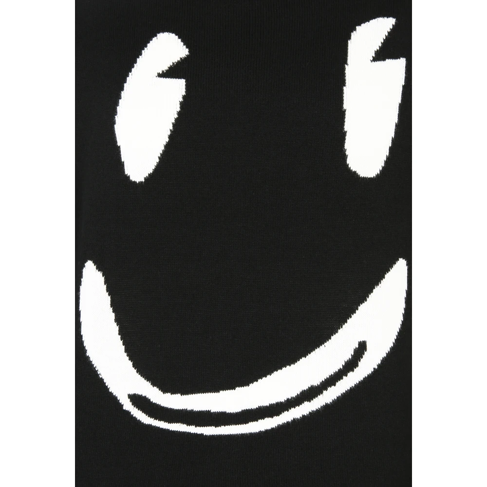 Doris S Boxy Style Pullover met Smiley Motif Multicolor Dames