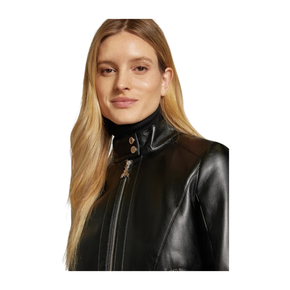 PATRIZIA PEPE Stijlvolle Jas voor Mannen Black Dames