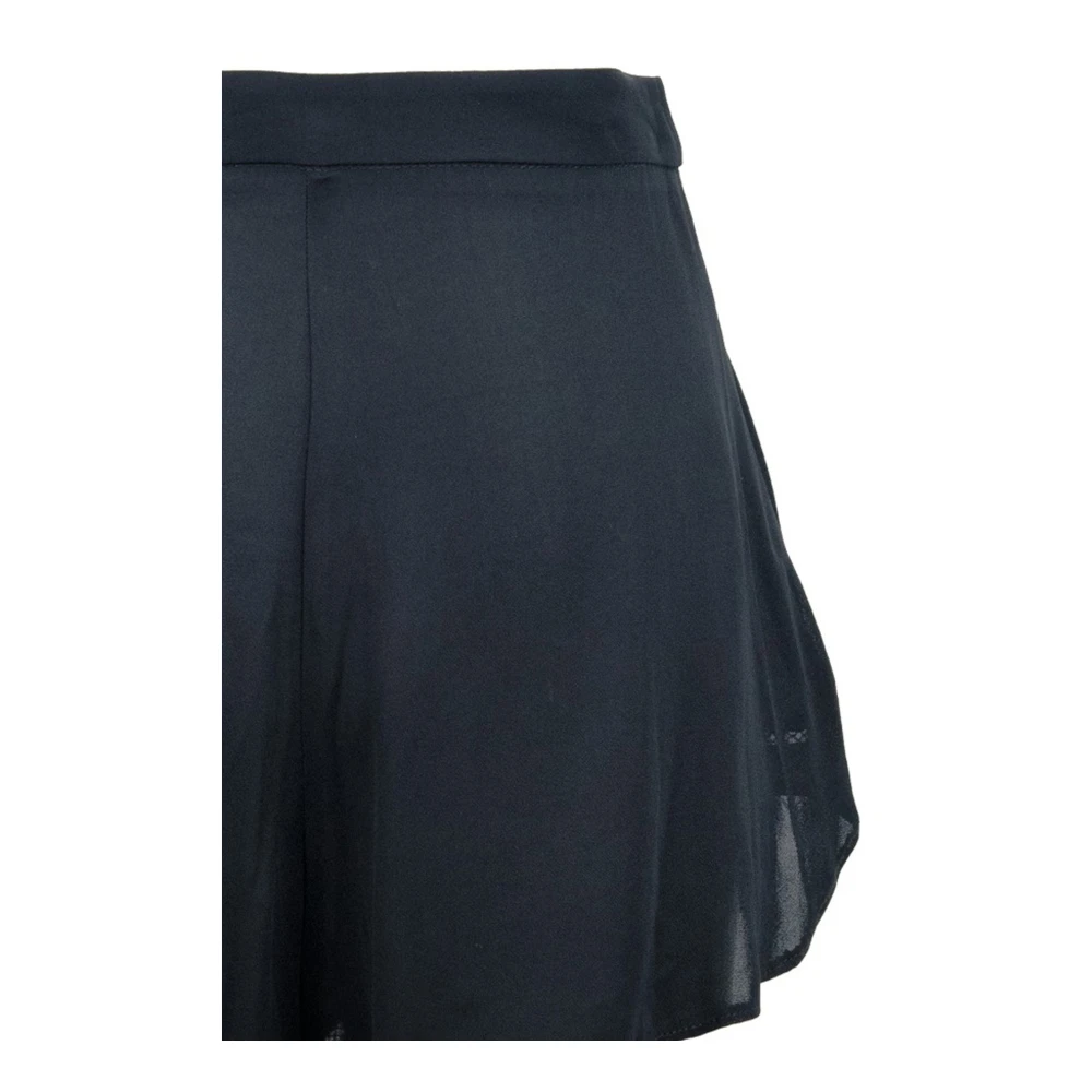Elisabetta Franchi Gouden Rits Shorts Black Dames