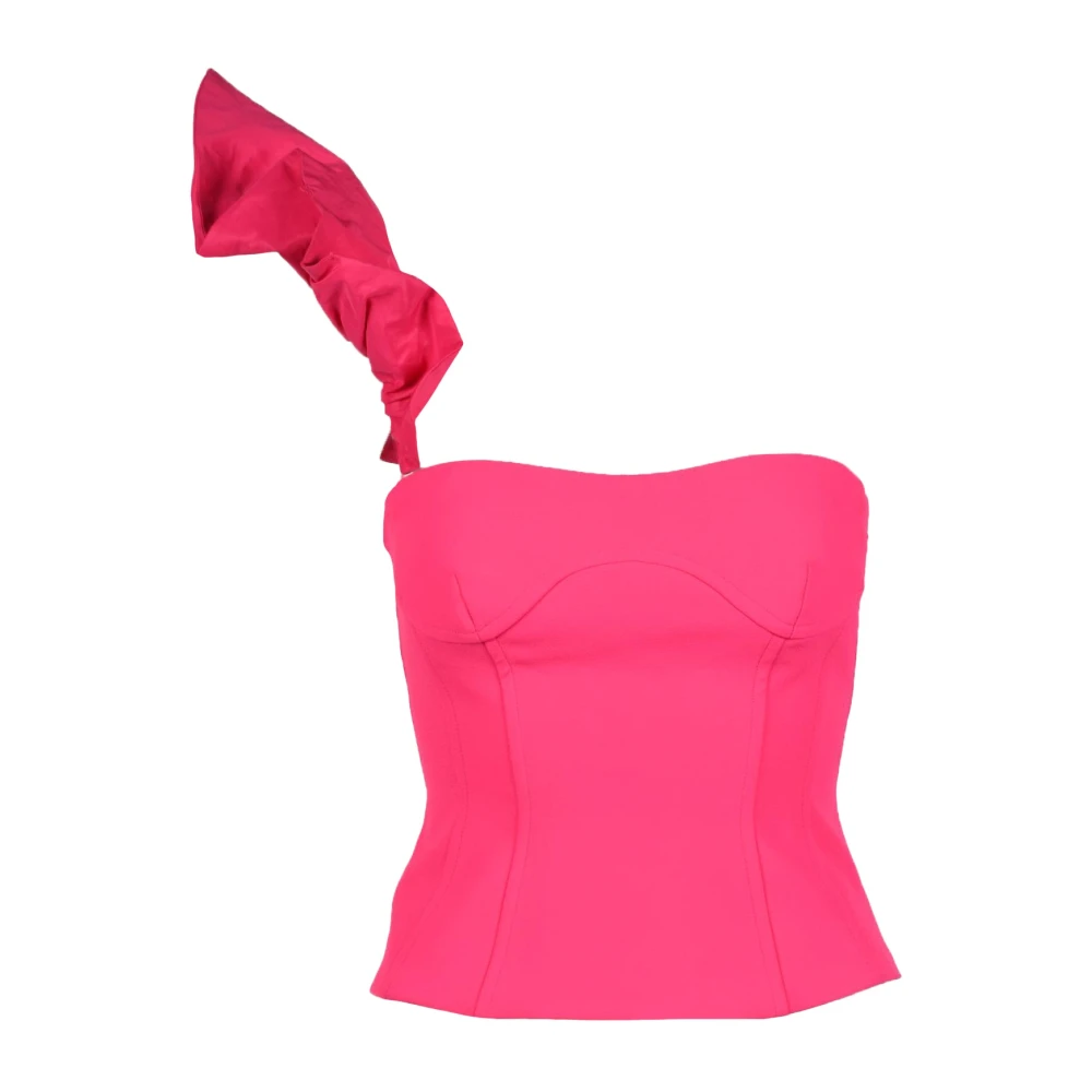 pinko Elegante Top met Polyester en Elastaan Pink Dames