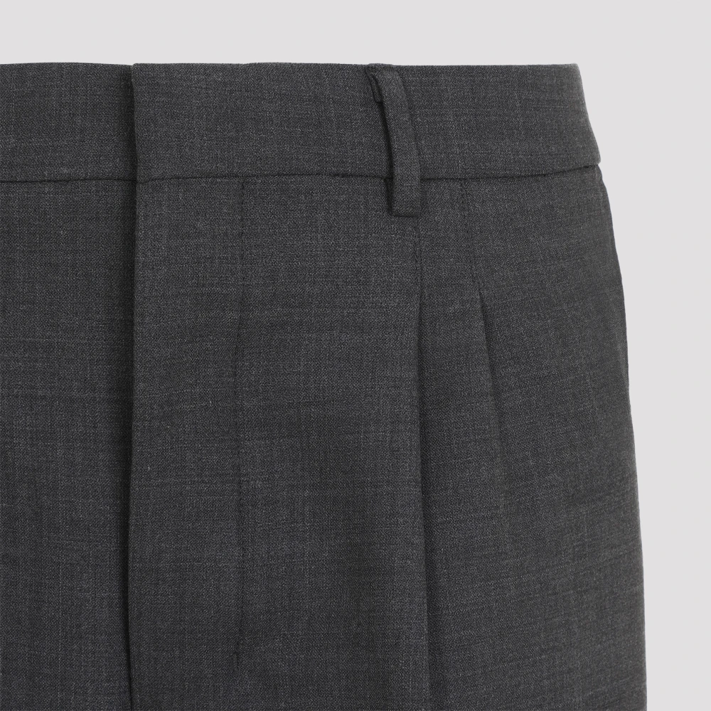 Ami Paris Gekropt Broek Gray Heren