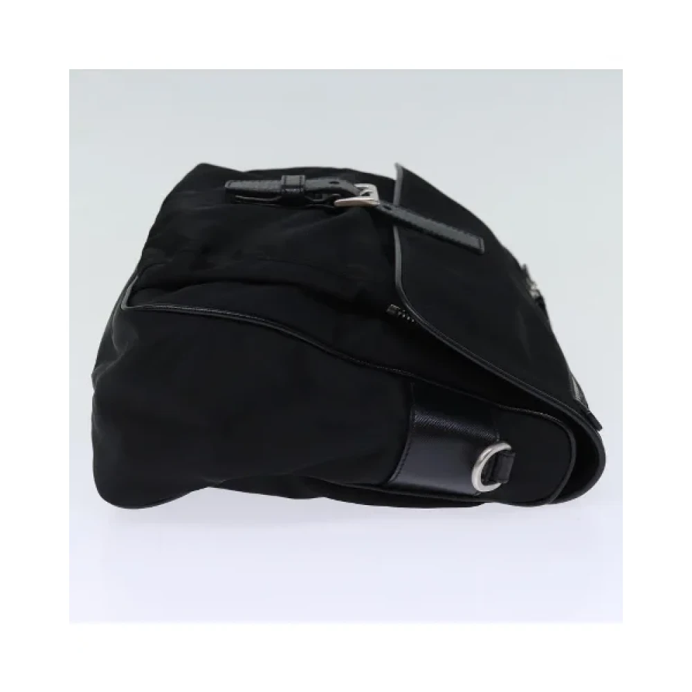 Prada Vintage Pre-owned Nylon prada-bags Black Dames