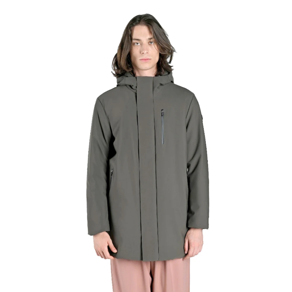 Canadian Classics Groene Technische Nylonjas met Capuchon Green Heren