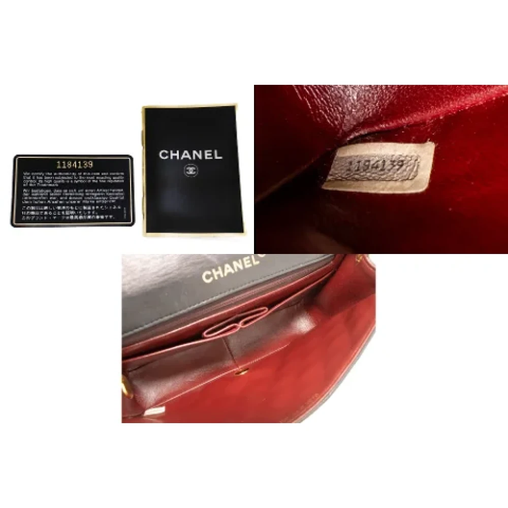 Chanel Vintage Pre-owned Leather chanel-bags Black Dames