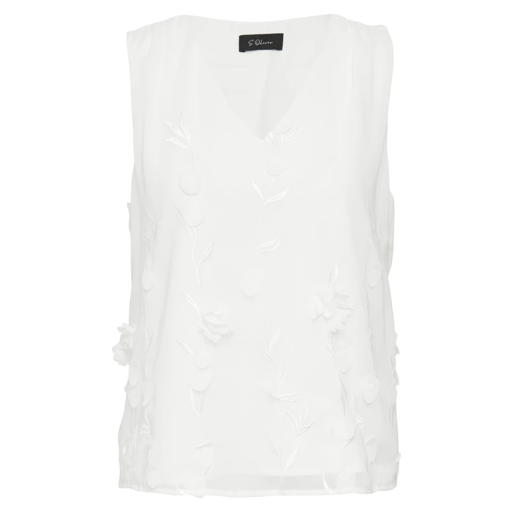 Tops > Sleeveless Tops - - s.Oliver - Modalova