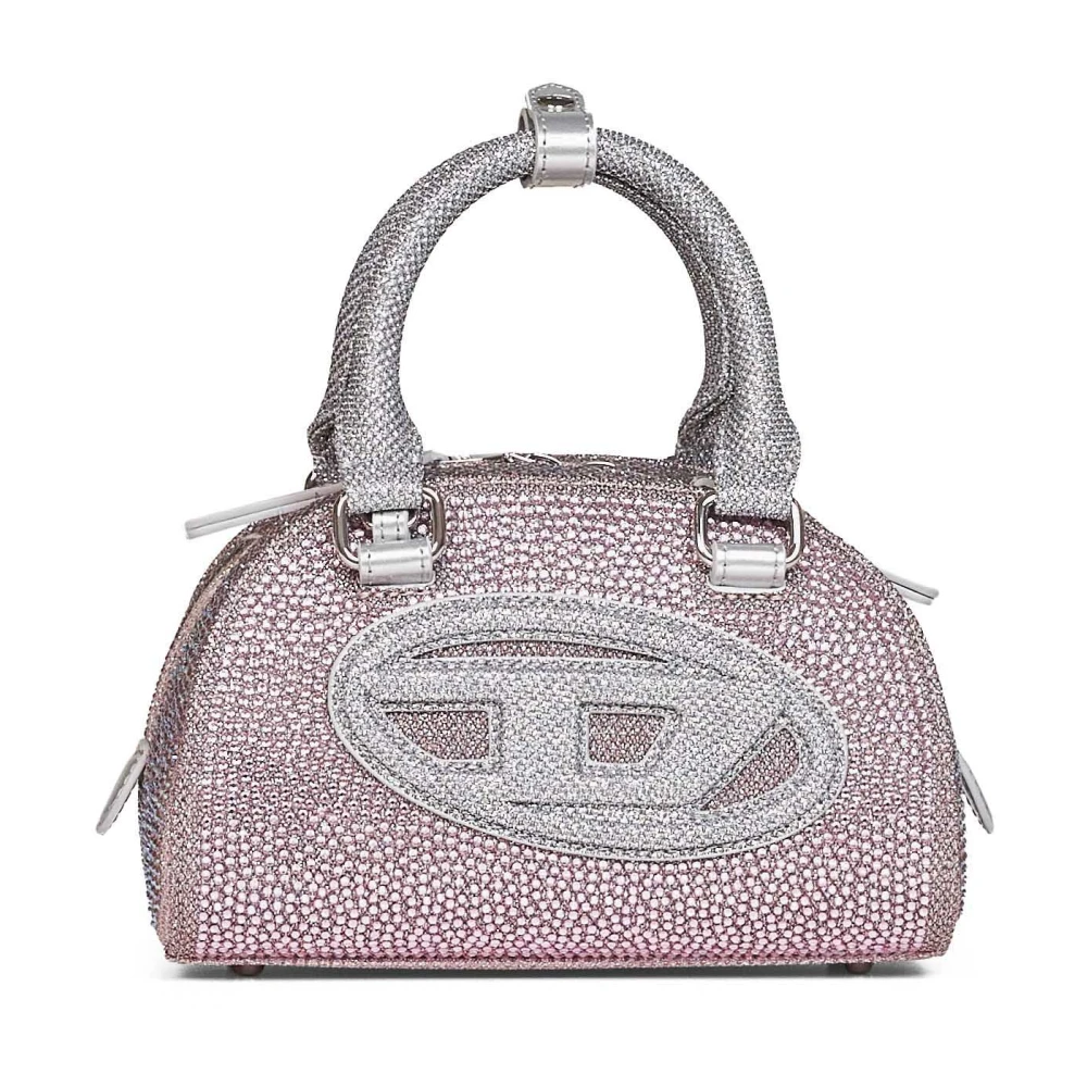 Diesel Pink Handbags, Female, One Size, 1Dr Dome Bag