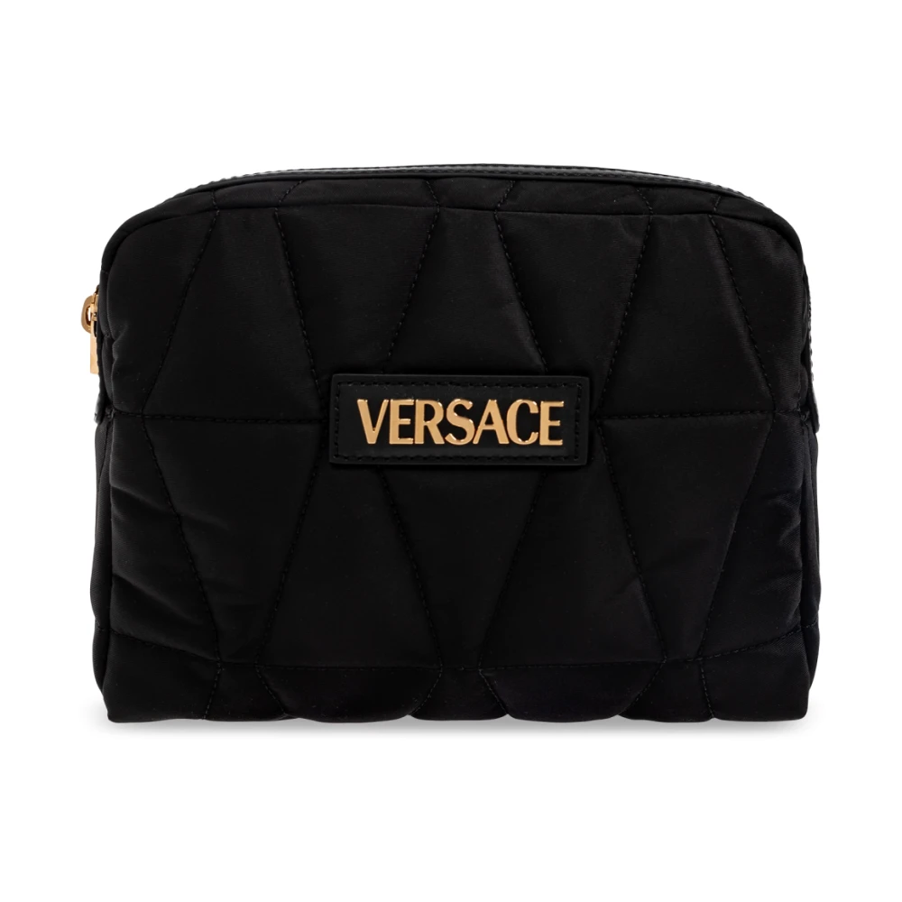 Versace Men's Black Bum Bags, One Size, Belt Bag