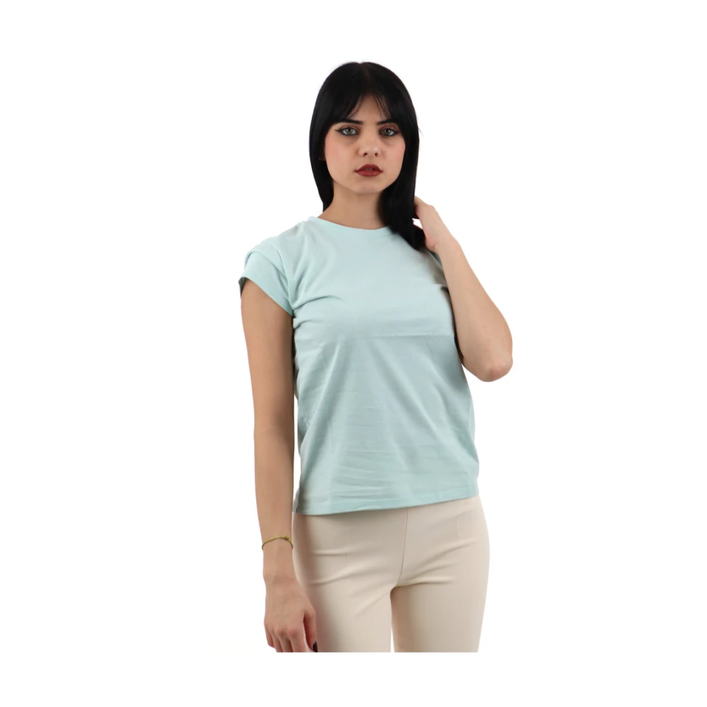 Elisabetta Franchi T-Shirts Blue Dames