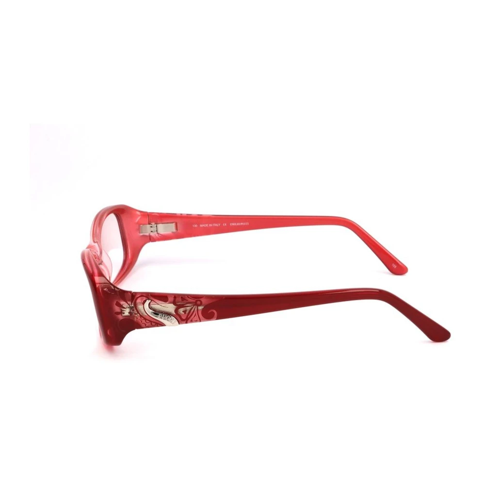EMILIO PUCCI Rood Gradient Wijzerplaat Plastic Dameshorloge Red Dames