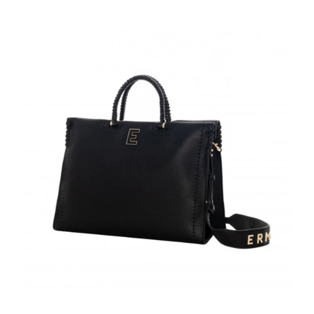 Ermanno Scervino Grote Tote Tas Petra Black Dames