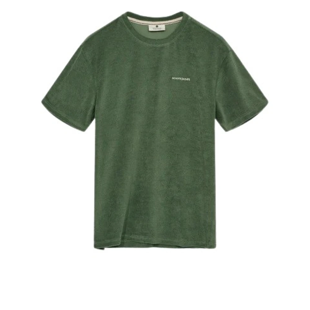 Anerkjendt Groene Frotte Tee Korte Mouw T-shirt Green Heren