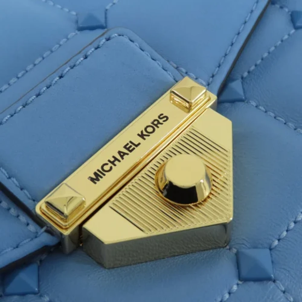 Michael Kors Pre-owned Fabric shoulder-bags Blue Dames