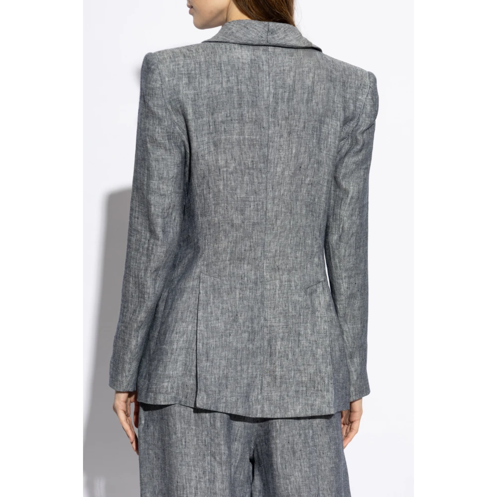 Emporio Armani Double-breasted blazer Gray Dames