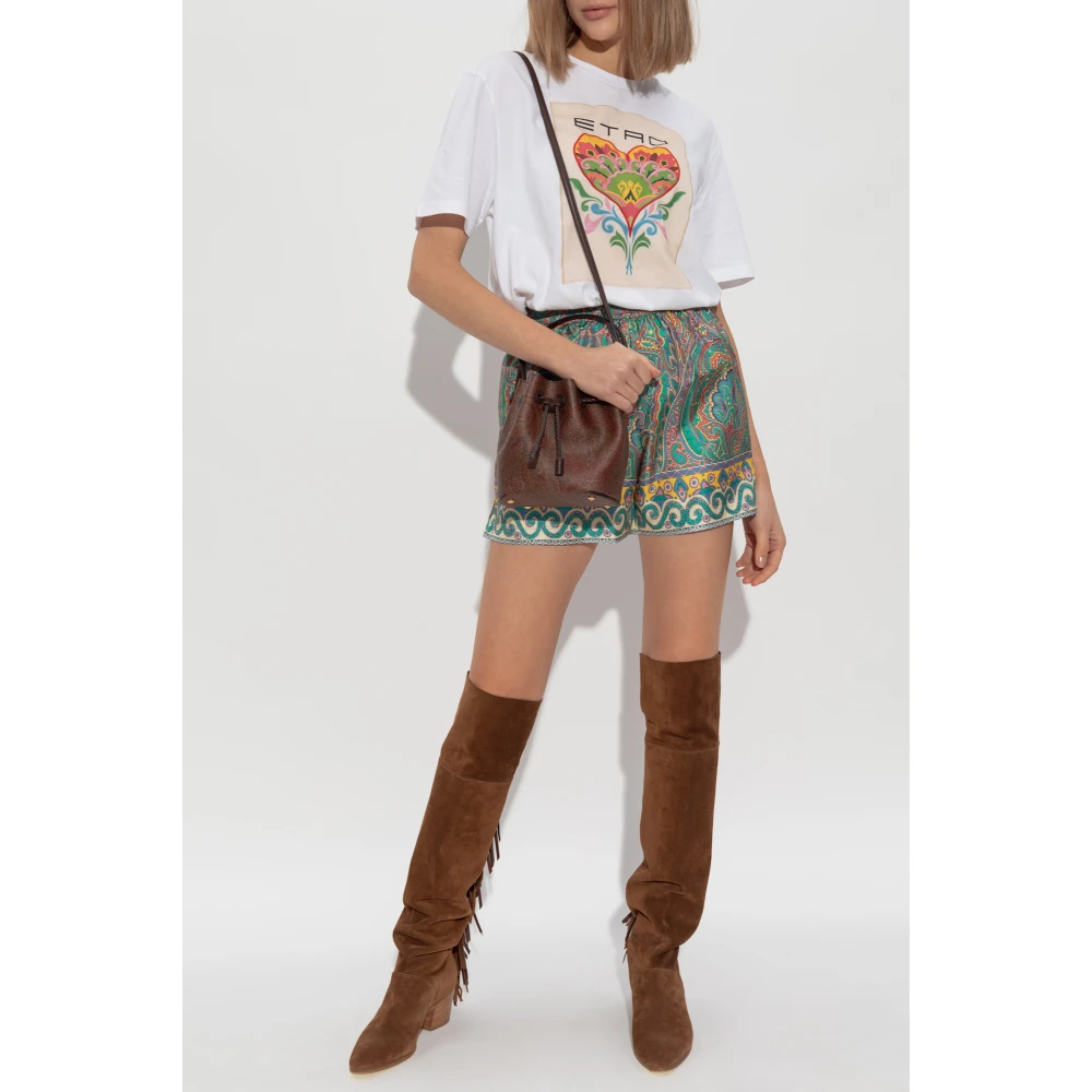 ETRO Zijden shorts Multicolor Dames