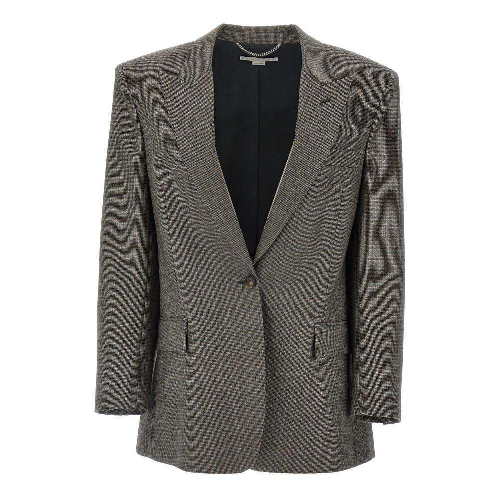 Stella Mccartney Women's Gray Single-Breasted Blazer