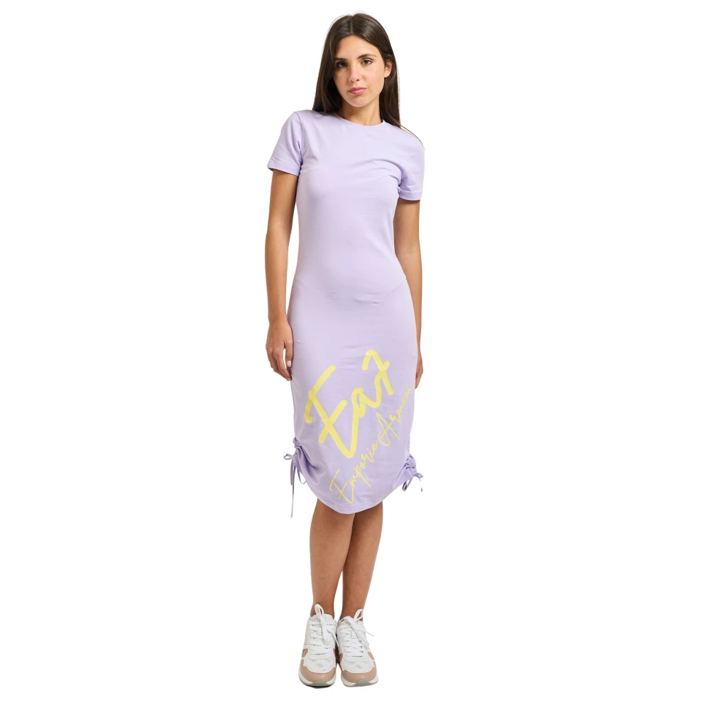 Emporio Armani Vrouw Purper Dresses