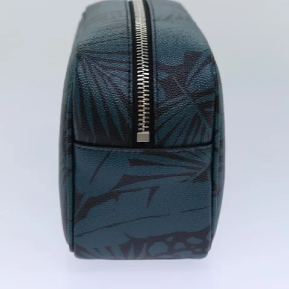Yves Saint Laurent Vintage Pre-owned Canvas wallets Black Dames