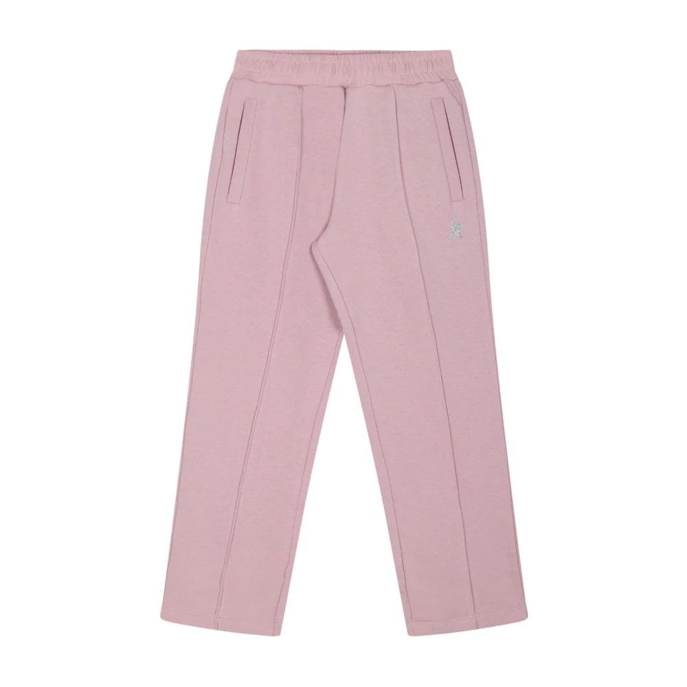 Golden Goose Girls Pink Glitter Star Jogging Trousers - Sweatpants - 12 Y - Kids