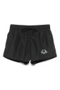 short-de-plage-noir-laurel-crown
