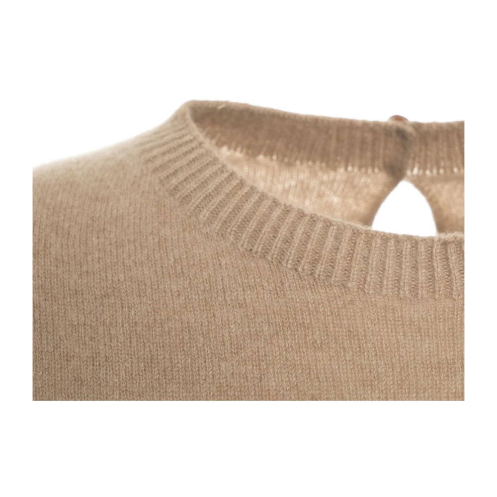 MVM Luxe Cashmere Bruin Gebreid Aw24 Brown Dames