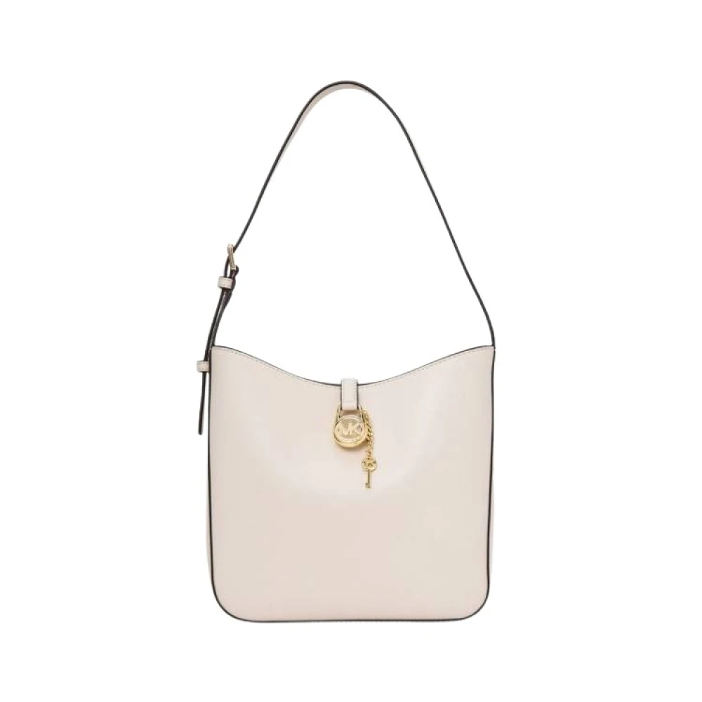 Michael Kors Stijlvolle Schoudertas White Dames