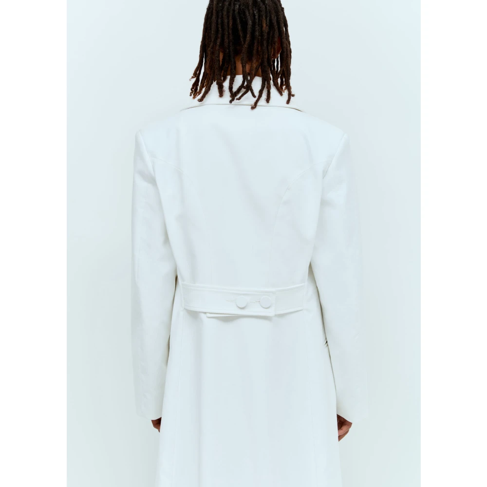 Aaron Esh Dubbelknoopsjas White Heren