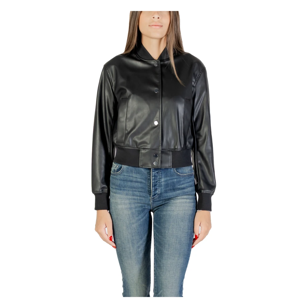 Armani Exchange Vrouw Zwart Moderne Blouson Jas