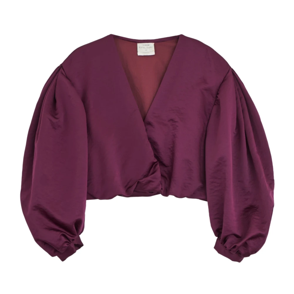 Forte Stijlvolle Overhemden Collectie Purple Dames