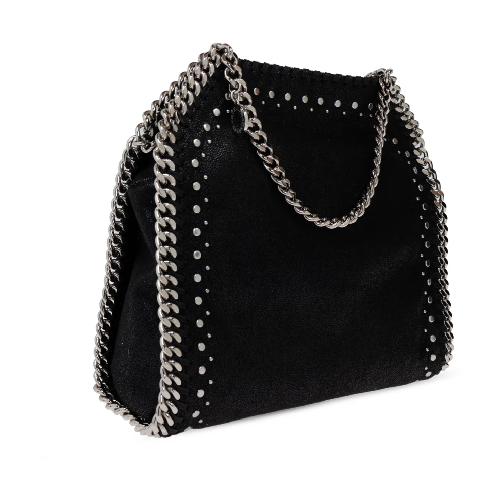 Stella Mccartney Mini Eco Shaggy Schoudertas Black Dames
