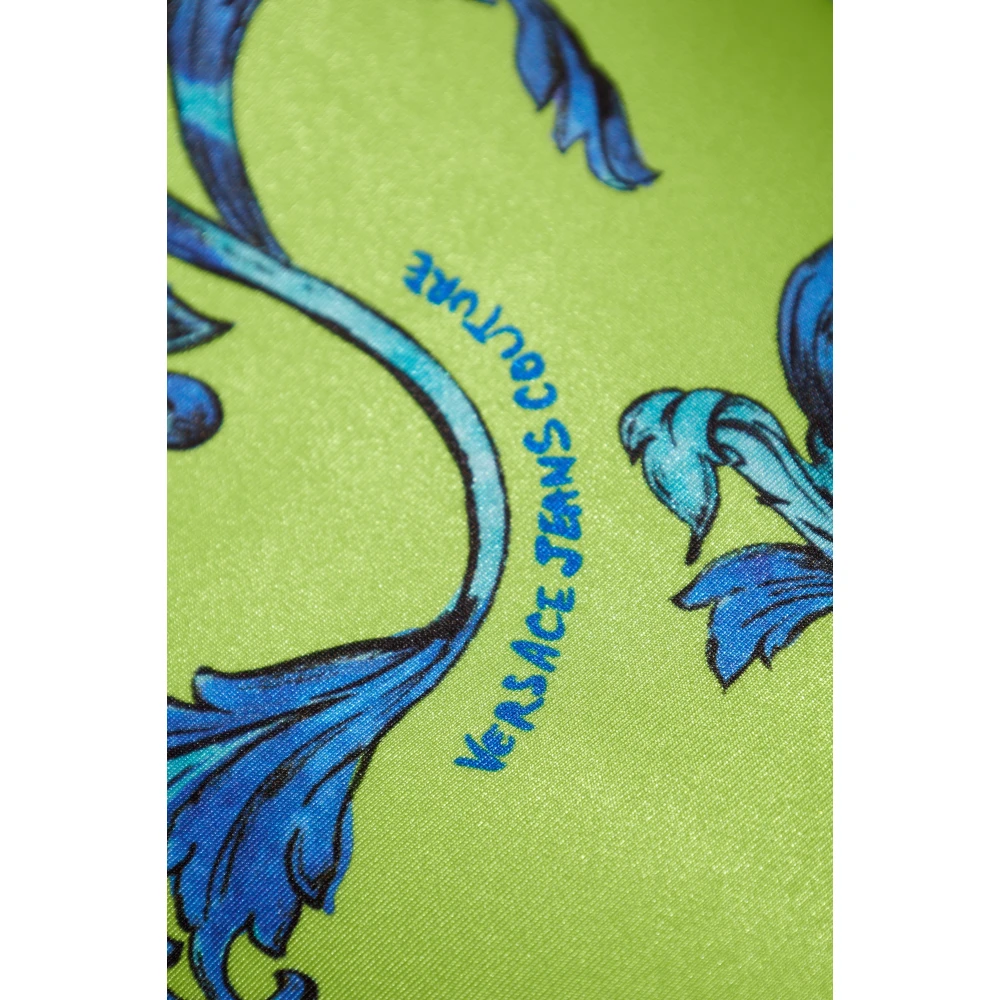 Versace Jeans Couture Lichaam met Barocco-print Green Dames