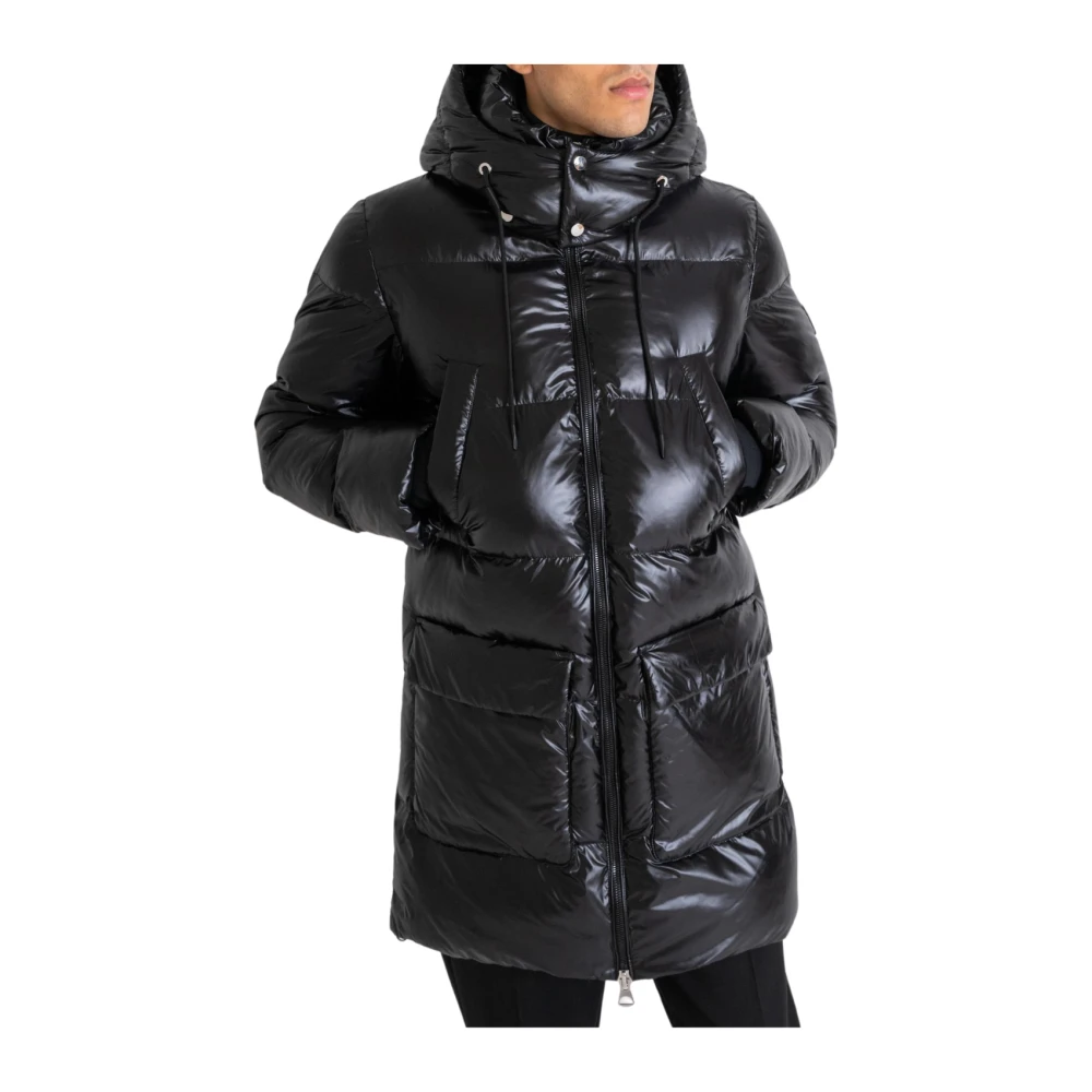 Antony Morato Relaxed fit gewassen nylon jas in zwart Black Heren