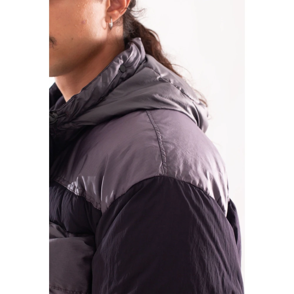 C.P. Company Eco Chrome-R Goggle Down Jacket Blue Heren