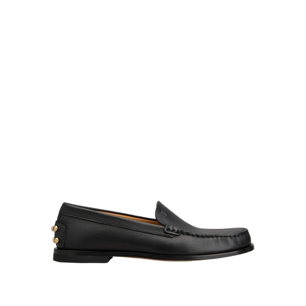 Tod's Women's Black Loafers, 4 Uk, Cuoio 03M Pantofola Gommini Me