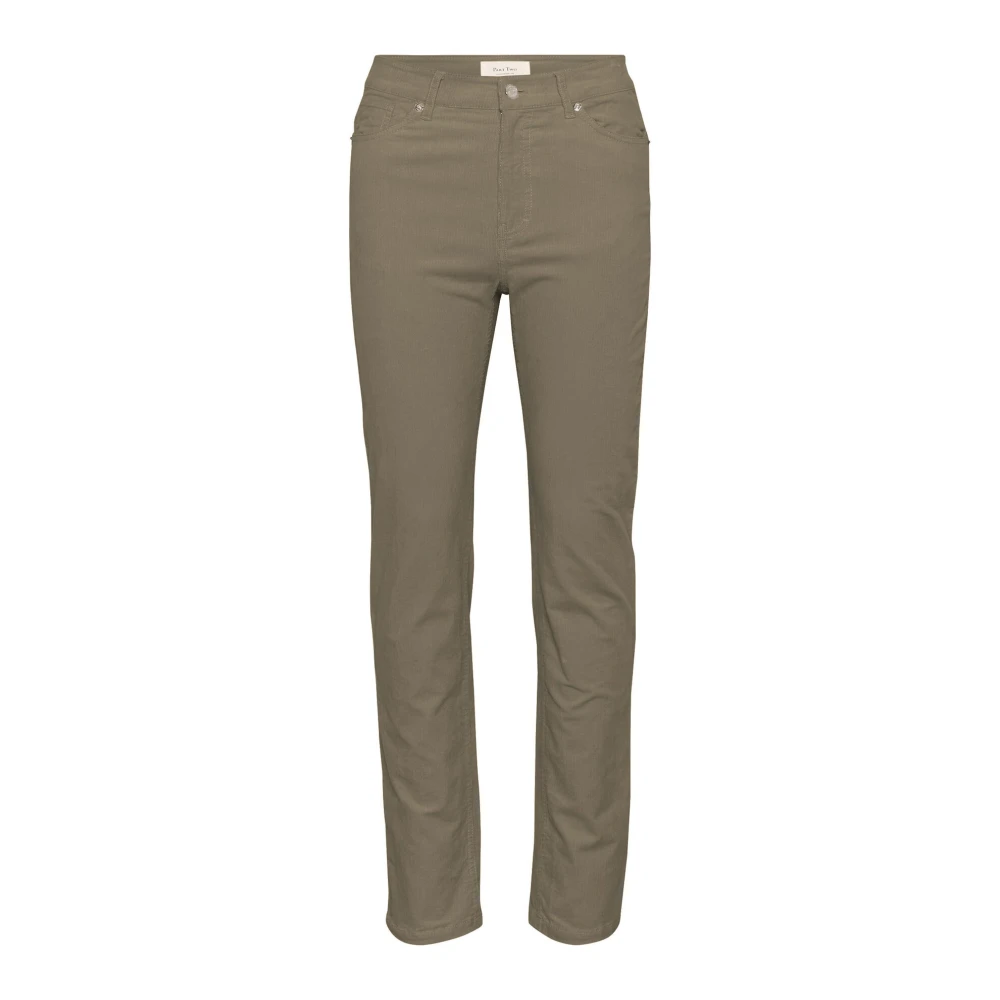 Part Two Slim-fit Ranapw Pa Broek Walnoot Brown Dames
