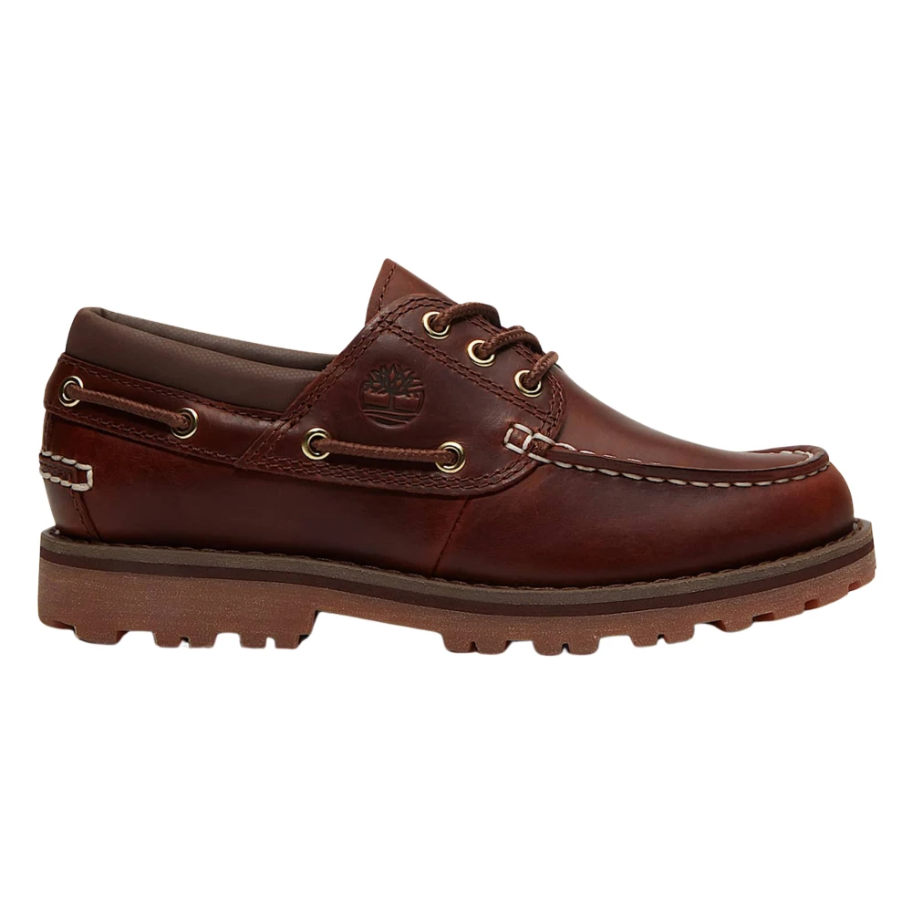 Timberland Boys Brown Kids Shoes, 31 Eu, Authentic Boat Shoe