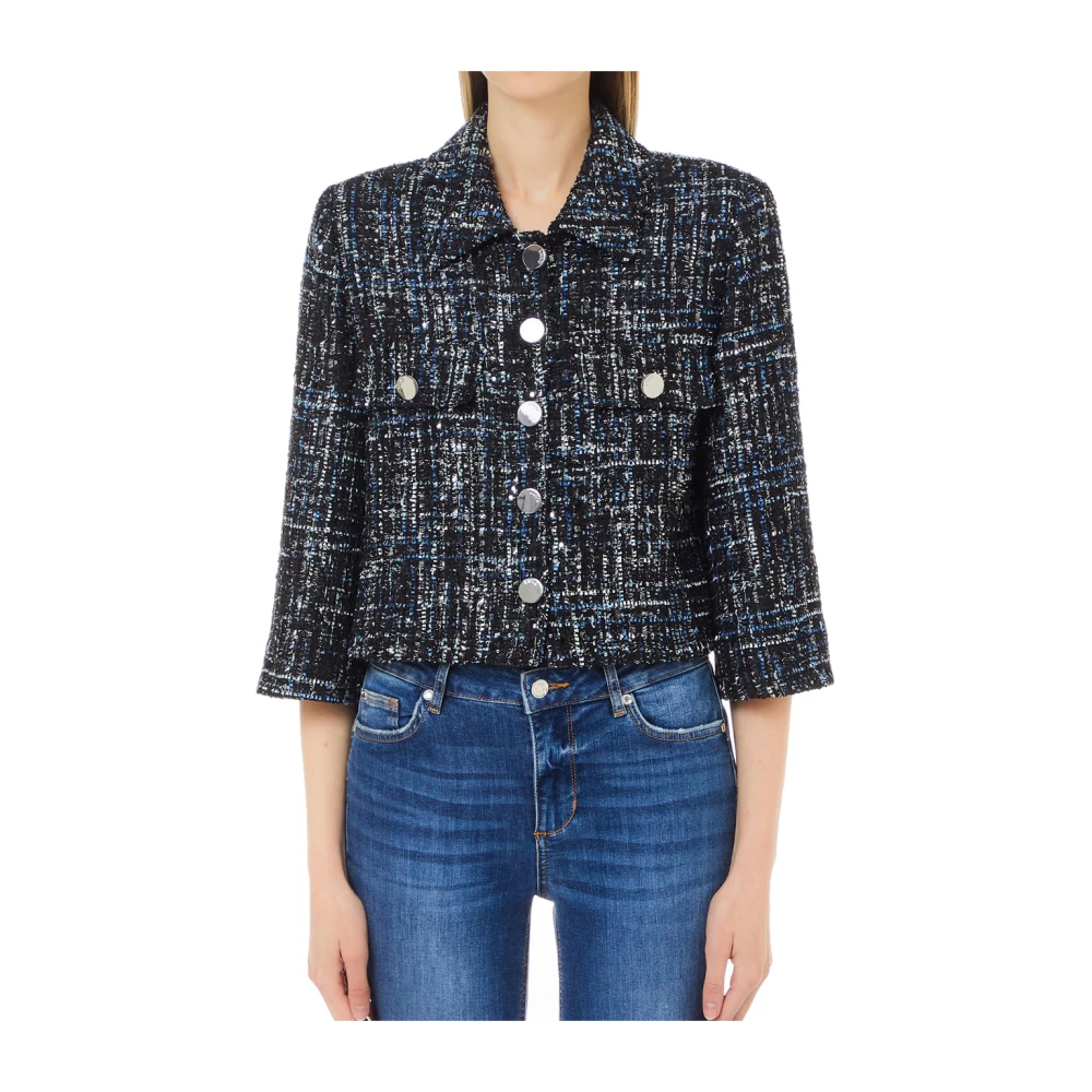 Liu Jo Boucle Cropped Jas Multicolor Dames