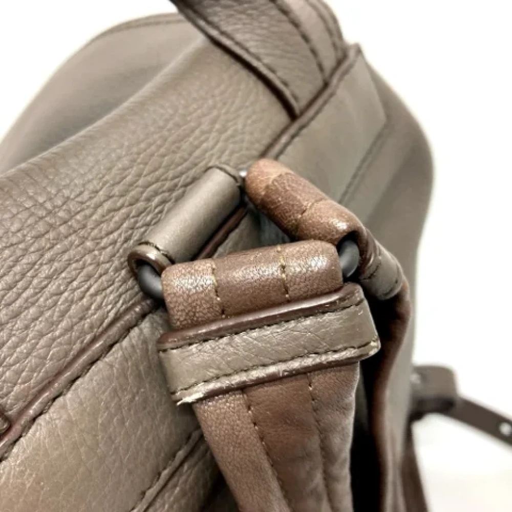 Bottega Veneta Vintage Pre-owned Leather shoulder-bags Brown Heren