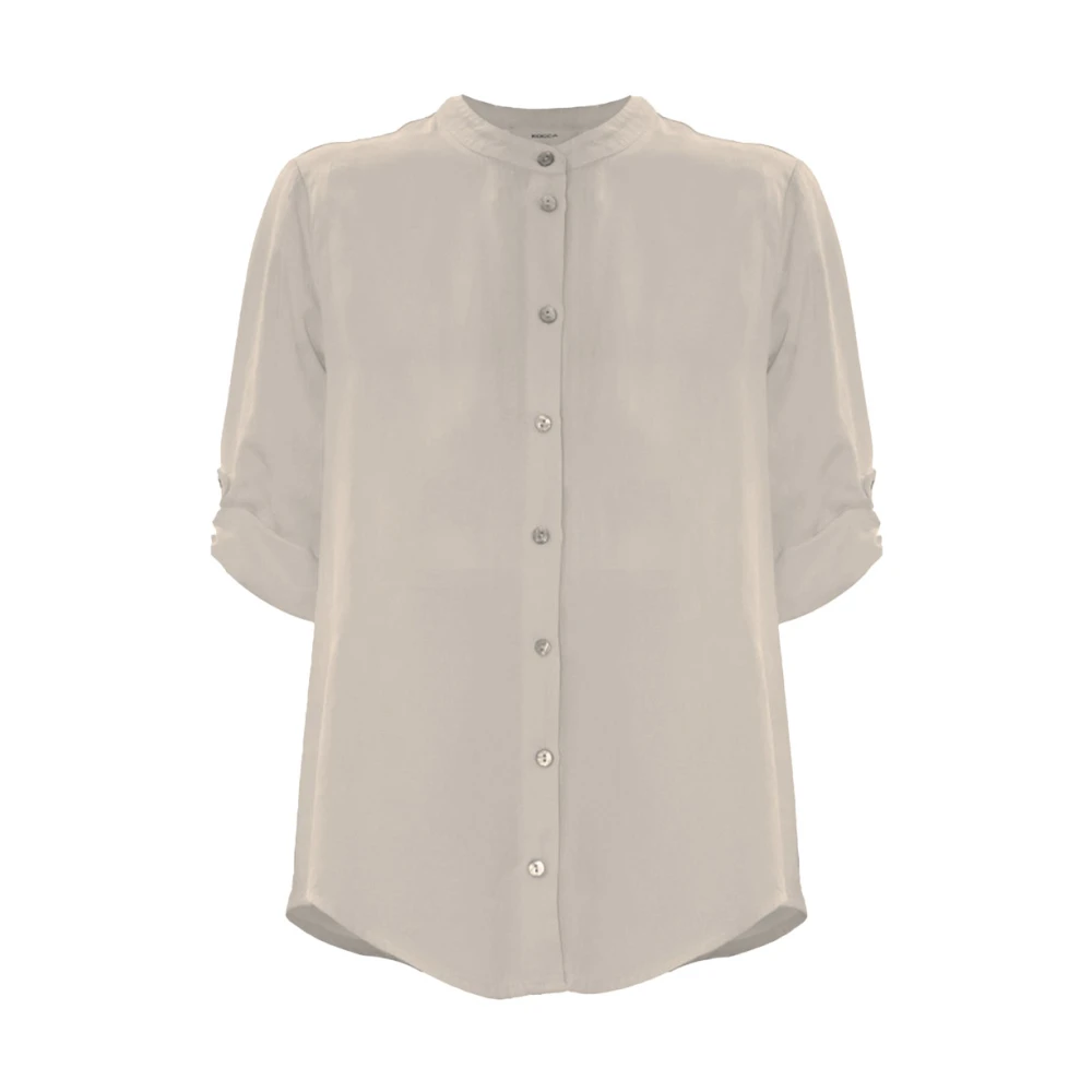 Kocca Women's Beige Viscose Shirt