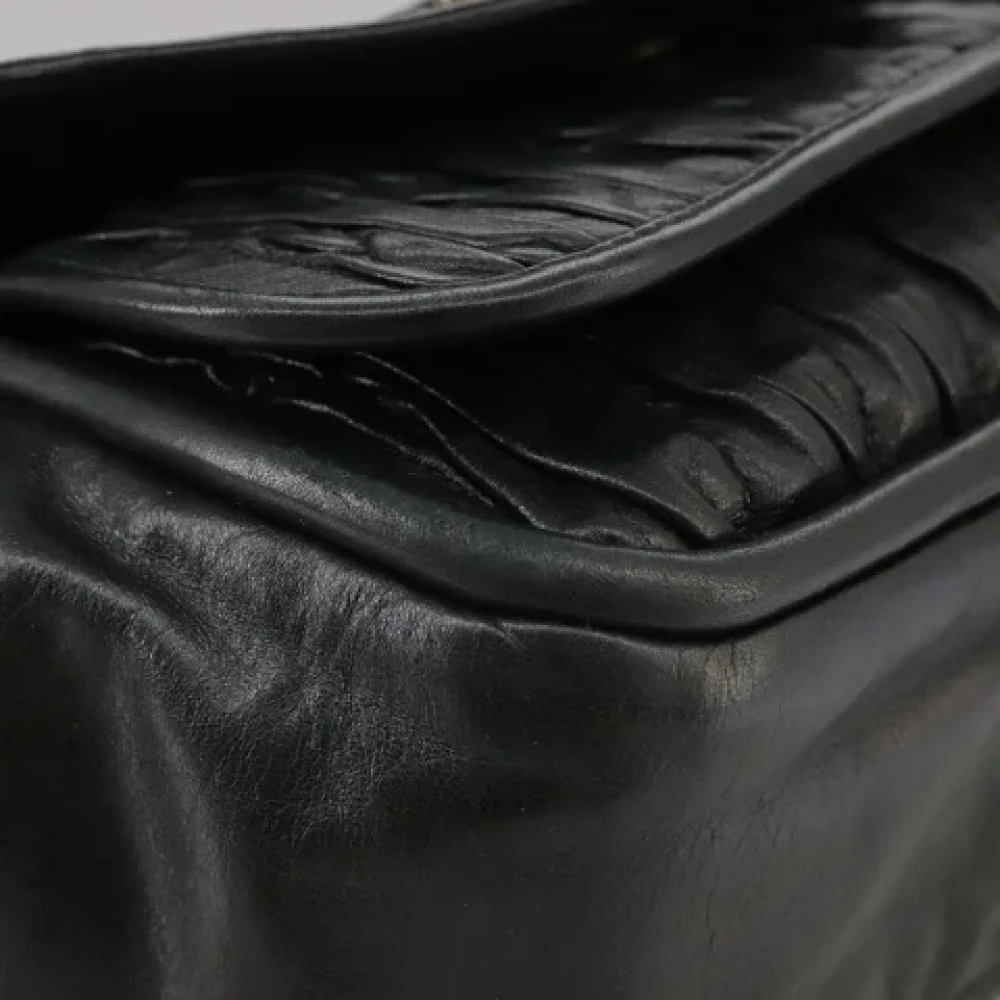 Bally Pre-owned Leather shoulder-bags Black Dames