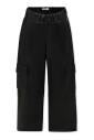 zwarte-faux-leren-casual-broek