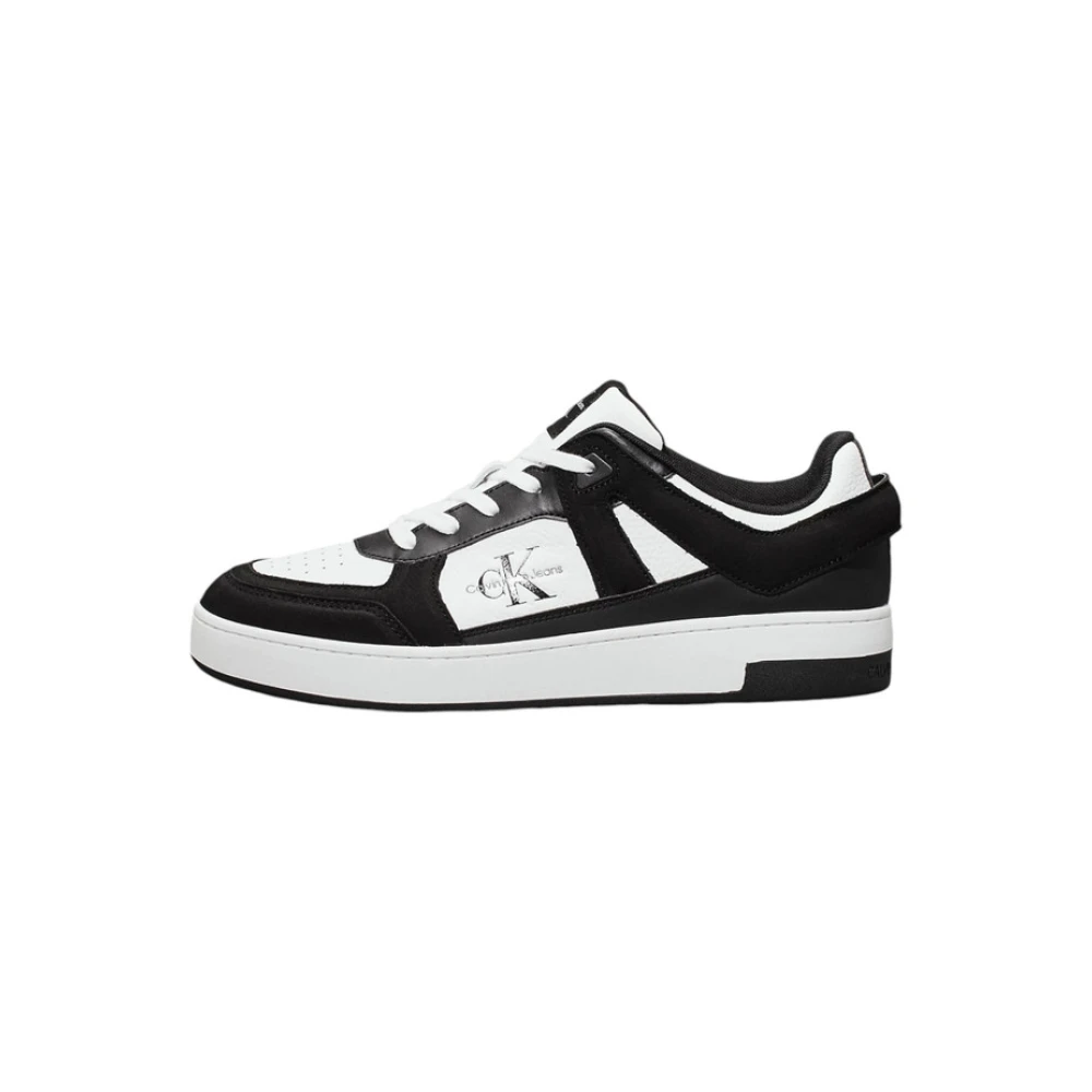 Calvin Klein Jeans Mens Black Sneakers Low-Top Trainers Size 10 Uk | Miinto