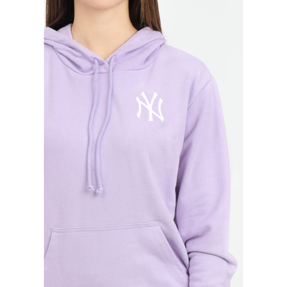 new era MLB League Essential Hoodie Paars Purple Dames
