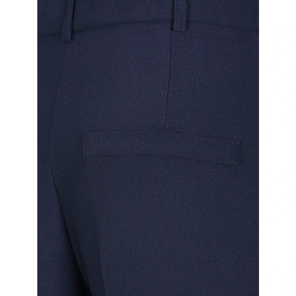Hebe Studio Blauwe Polyesterbroek Gemaakt in Italië Blue Dames