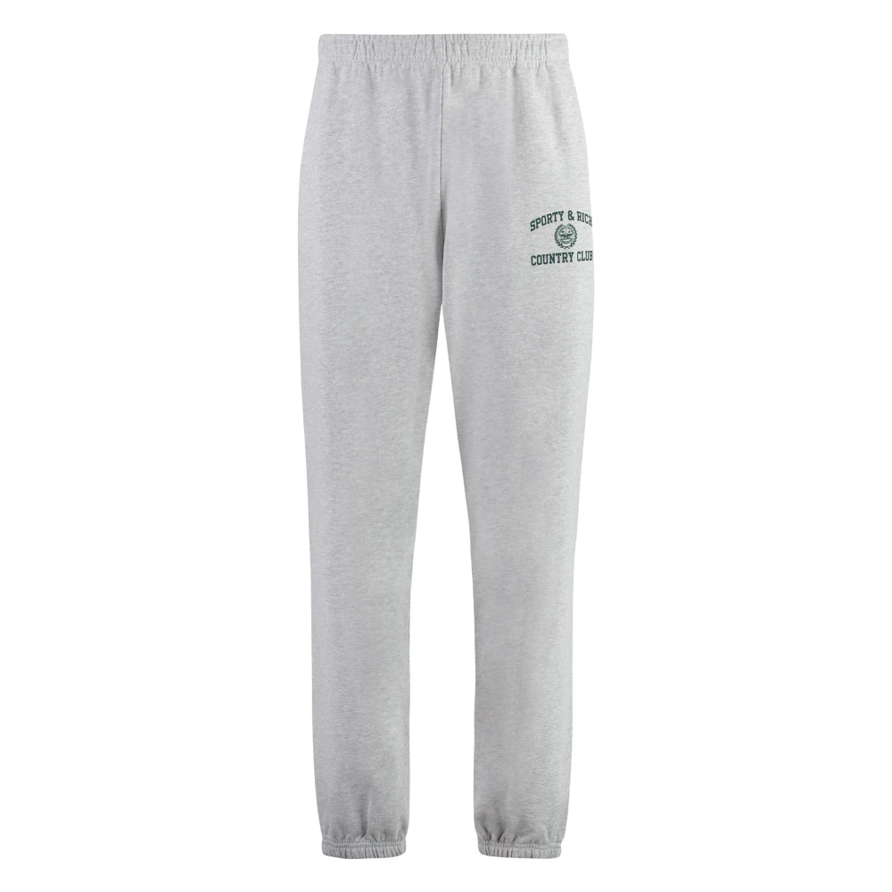 Sporty & Rich Trousers Gray Heren