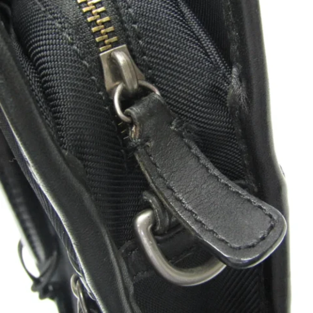 Coach Pre-owned Canvas handbags Black Heren