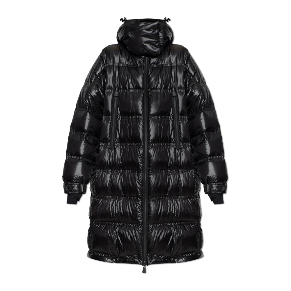 Moncler Grenoble Donna Nero Piumino Lungo "Rochelairs" - Immagine 6