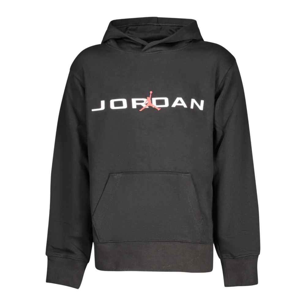 Jordan Unisex Kids Black Long-Sleeved Hoodie - Kids Sweatshirts - 10 Y - Kids