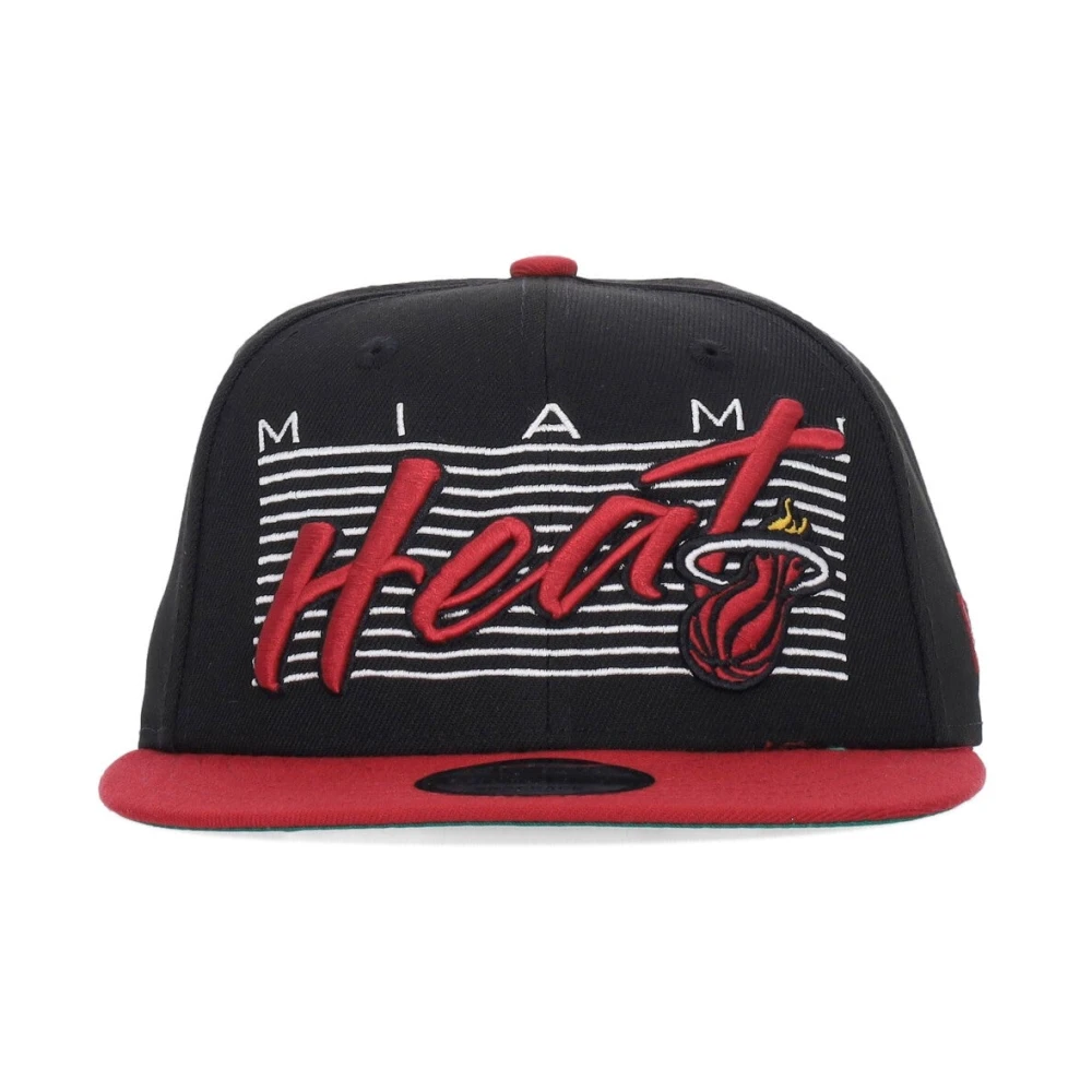new era Miami Heat Platklep Pet Black Unisex