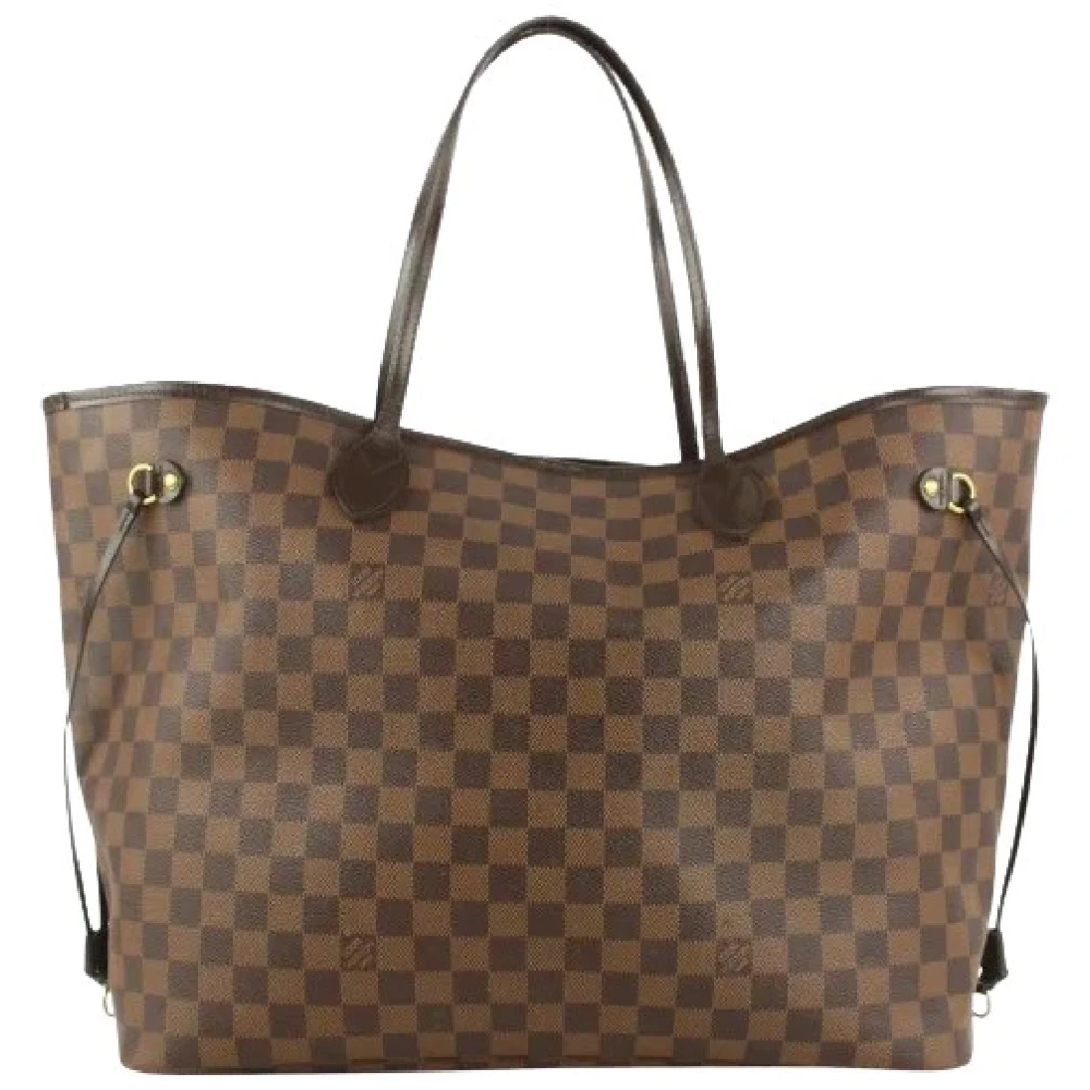 Louis Vuitton Vintage Förägda Canvas louis-vuitton-väskor Brown, Dam