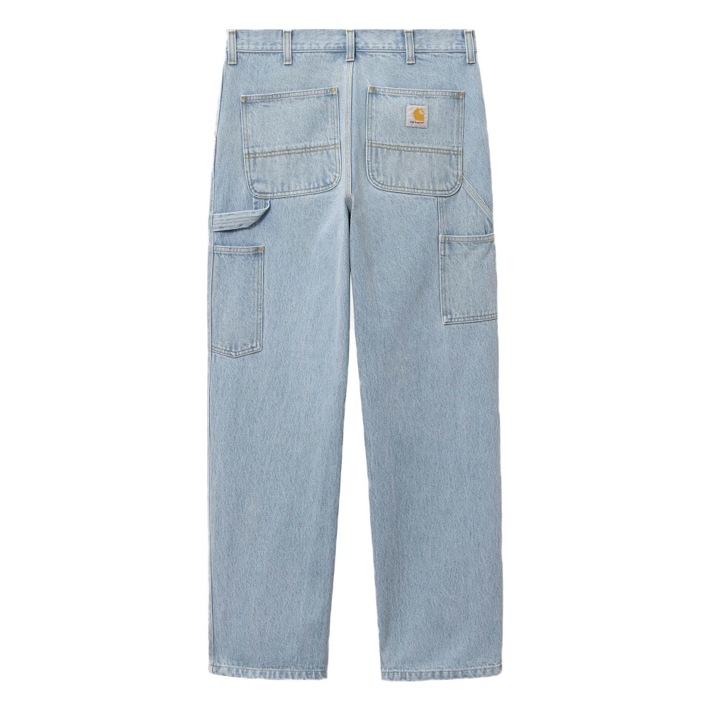 Carhartt WIP Single Knee Lange broek Blue Heren